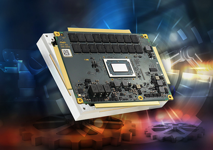 Foto Módulo robusto COM Express con SoC AMD Ryzen Embedded V1000 / R1000.
